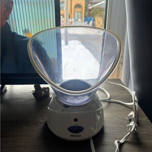 Homedics Purple and White Facial Steamer